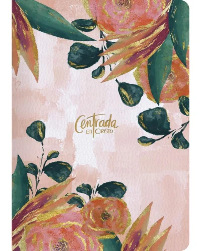 Biblia Centrada en Cristo, Reina Valera 1960, Imitación Piel, Grande, Floral con Índice