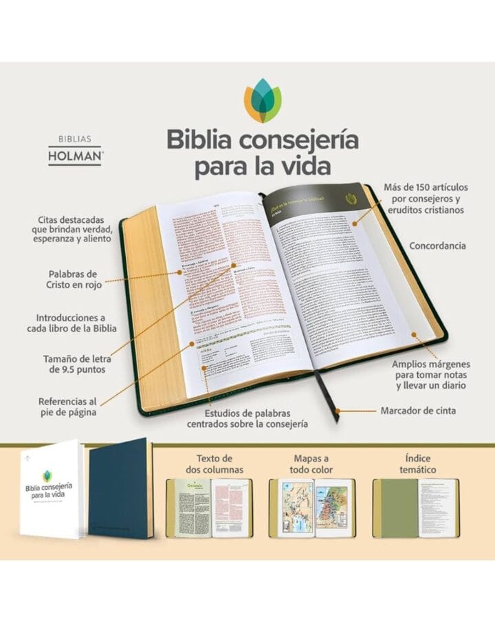Biblia Consejería para la Vida, Reina Valera 1960, Tapa Dura - Imagen 3