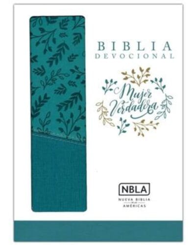 Biblia Devocional Mujer Verdadera, NBLA, Letra Grande, Símil Piel