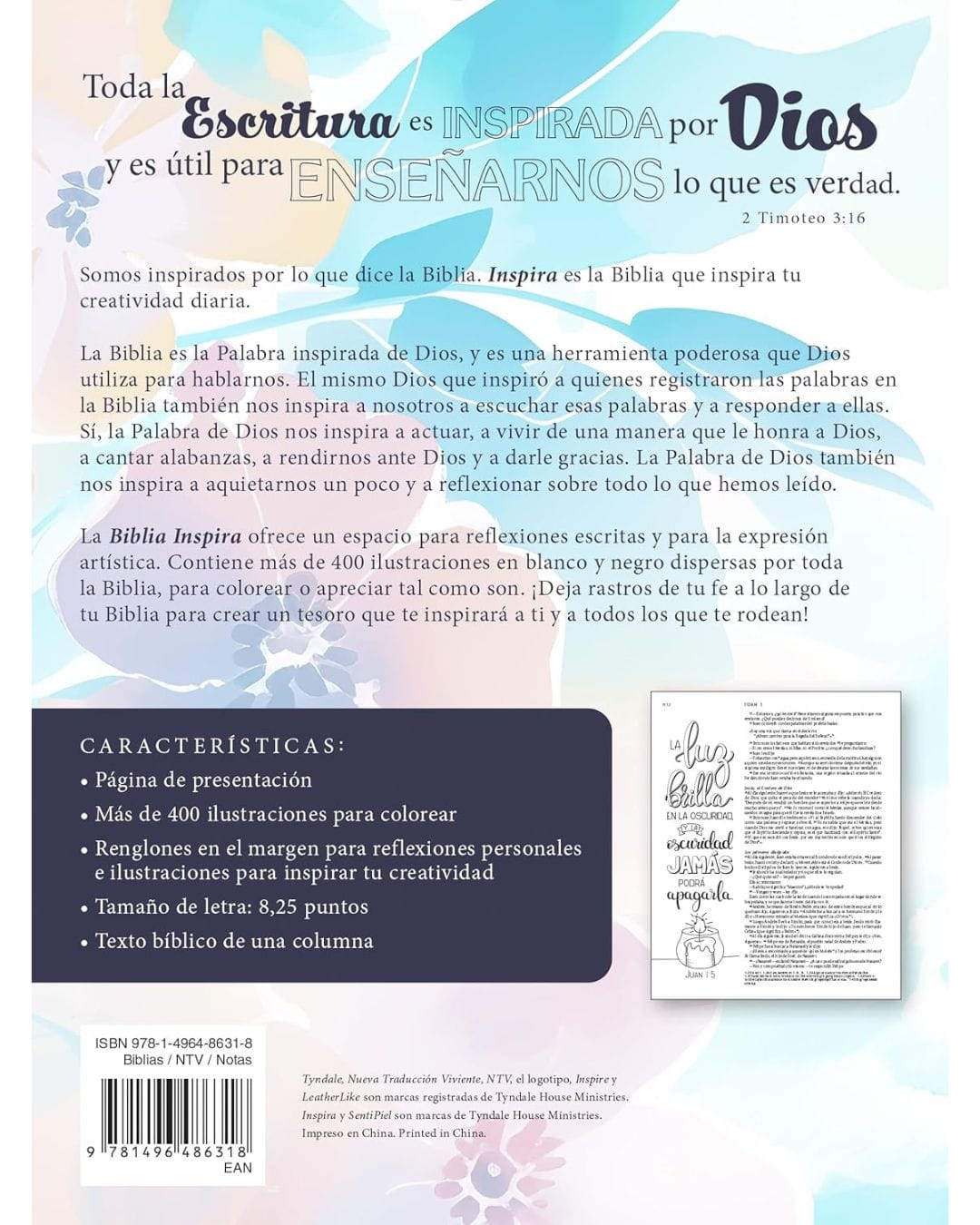 Biblia Inspira Nueva Traducción Viviente - Imagen 4