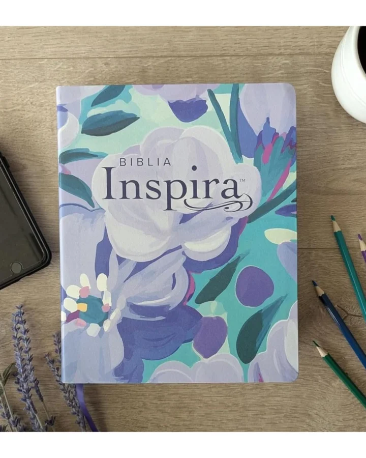 Biblia Inspira Nueva Traducción Viviente, Letra Grande, Símil Piel, Grande - Imagen 2