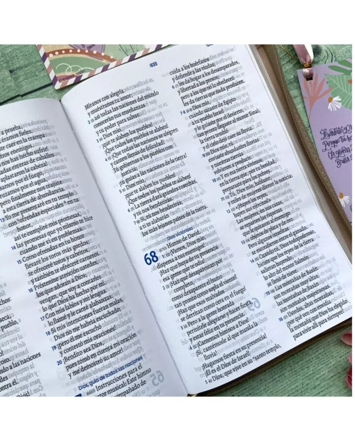 Biblia Mujer Ejemplar Traducción Lenguaje Actual, Símil Piel, Manual, con Cierre - Imagen 2