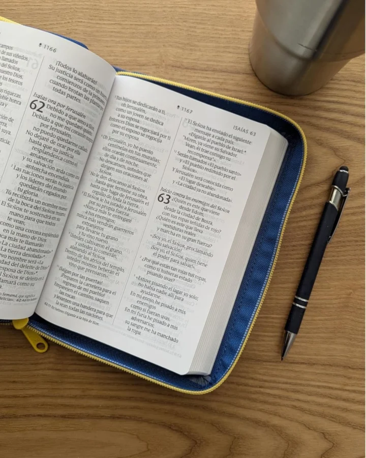 Biblia Nueva Traducción Viviente, Letra Gigante, Símil Piel, Manual con Cierre - Imagen 3