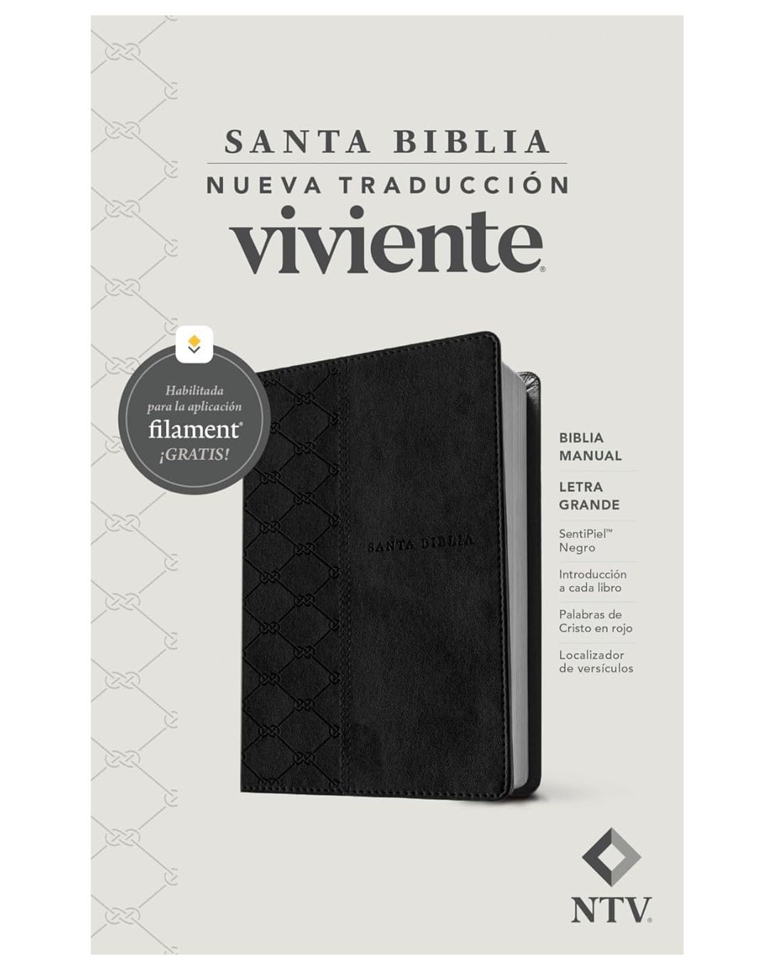Biblia Nueva Traducción Viviente, Letra Grande, Símil Piel, Manual - Imagen 2