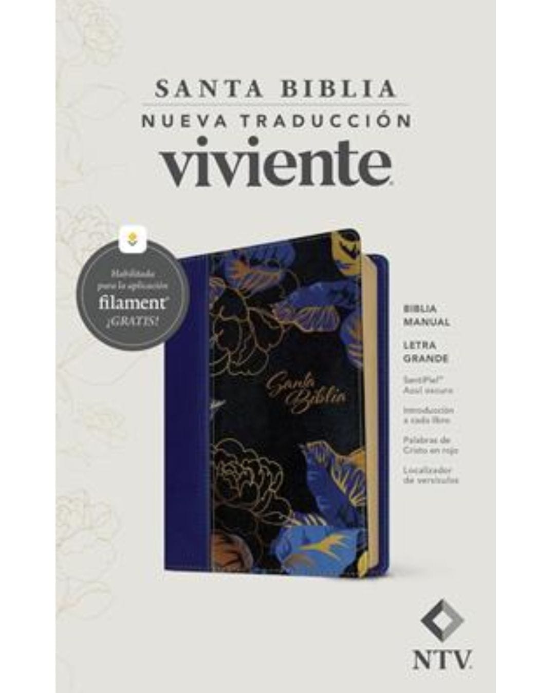 Biblia Nueva Traducción Viviente, Letra Grande, Símil Piel, Manual - Imagen 2