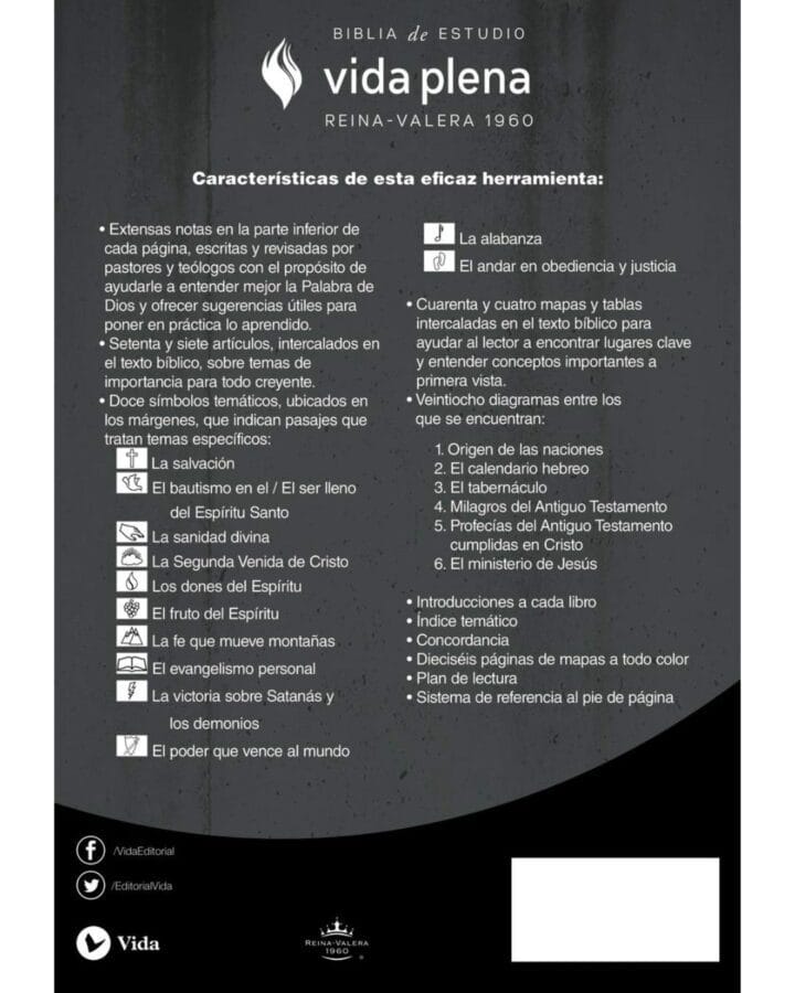 Biblia Reina Valera 1960, Imitación Piel - Imagen 2