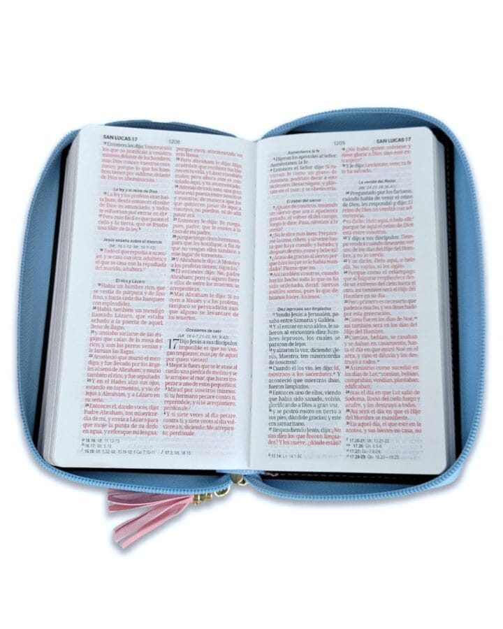 Biblia Reina Valera 1960, Imitación Piel, Pequeña, con Cierre - Imagen 3