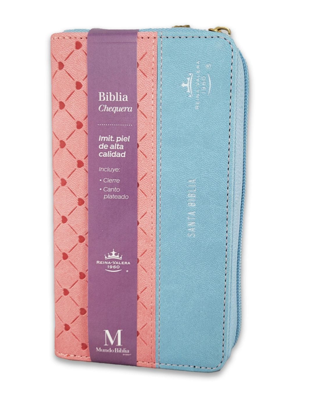 Biblia Reina Valera 1960, Imitación Piel, Pequeña, con Cierre