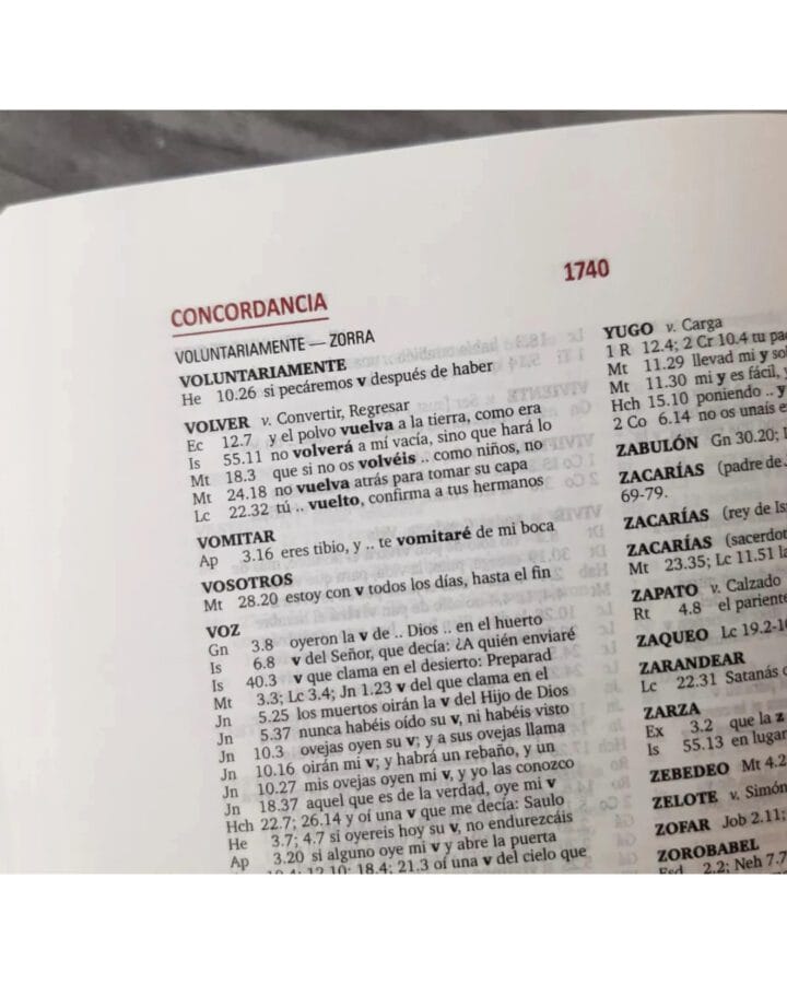 Biblia Reina Valera 1960, Imitación Piel, Pequeña, con Cierre - Imagen 4