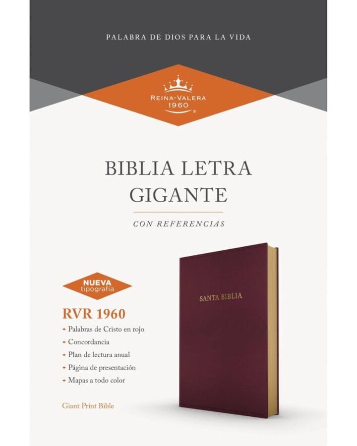 Biblia Reina Valera 1960, Letra Gigante, Imitación Piel, con Referencias - Imagen 3