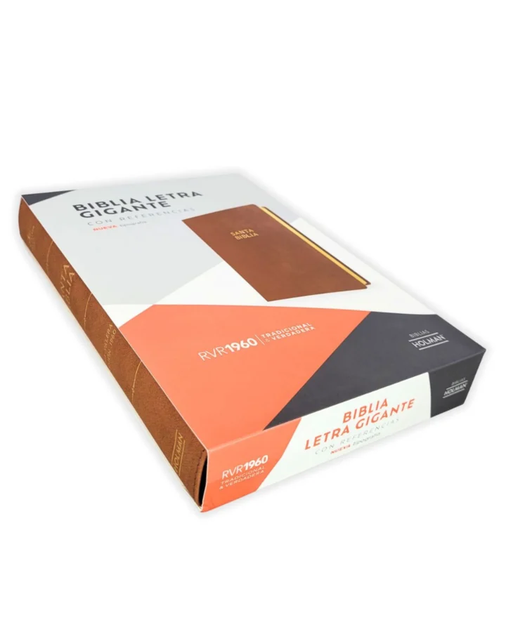 Biblia Reina Valera 1960, Letra Gigante, Símil Piel, Grande - Imagen 2
