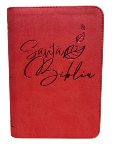 Biblia Reina Valera 1960, Letra Grande, Símil Piel, Manual, con Cierre