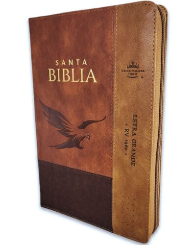 Biblia Reina Valera 1960, Letra Grande, Símil Piel, Manual, con Cierre e Índice