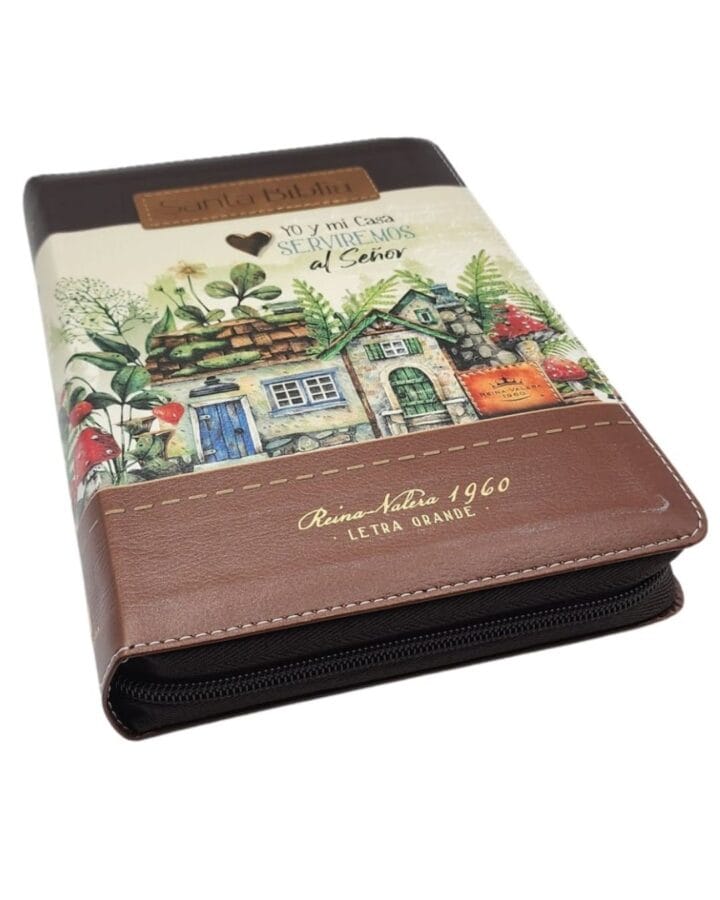 Biblia Reina Valera 1960, Letra Grande, Símil Piel, Manual, con Cierre e Índice - Imagen 2