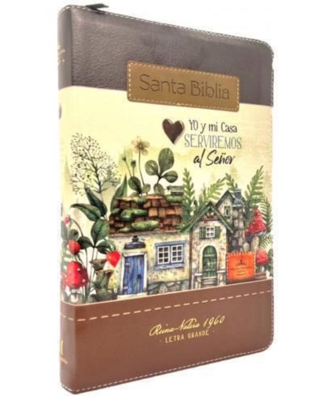 Biblia Reina Valera 1960, Letra Grande, Símil Piel, Manual, con Cierre e Índice