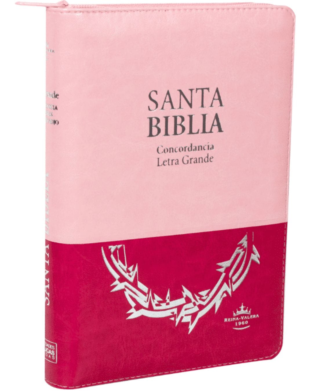 Biblia Reina Valera 1960, Letra Grande, Símil Piel, Manual, con Cierre e Índice