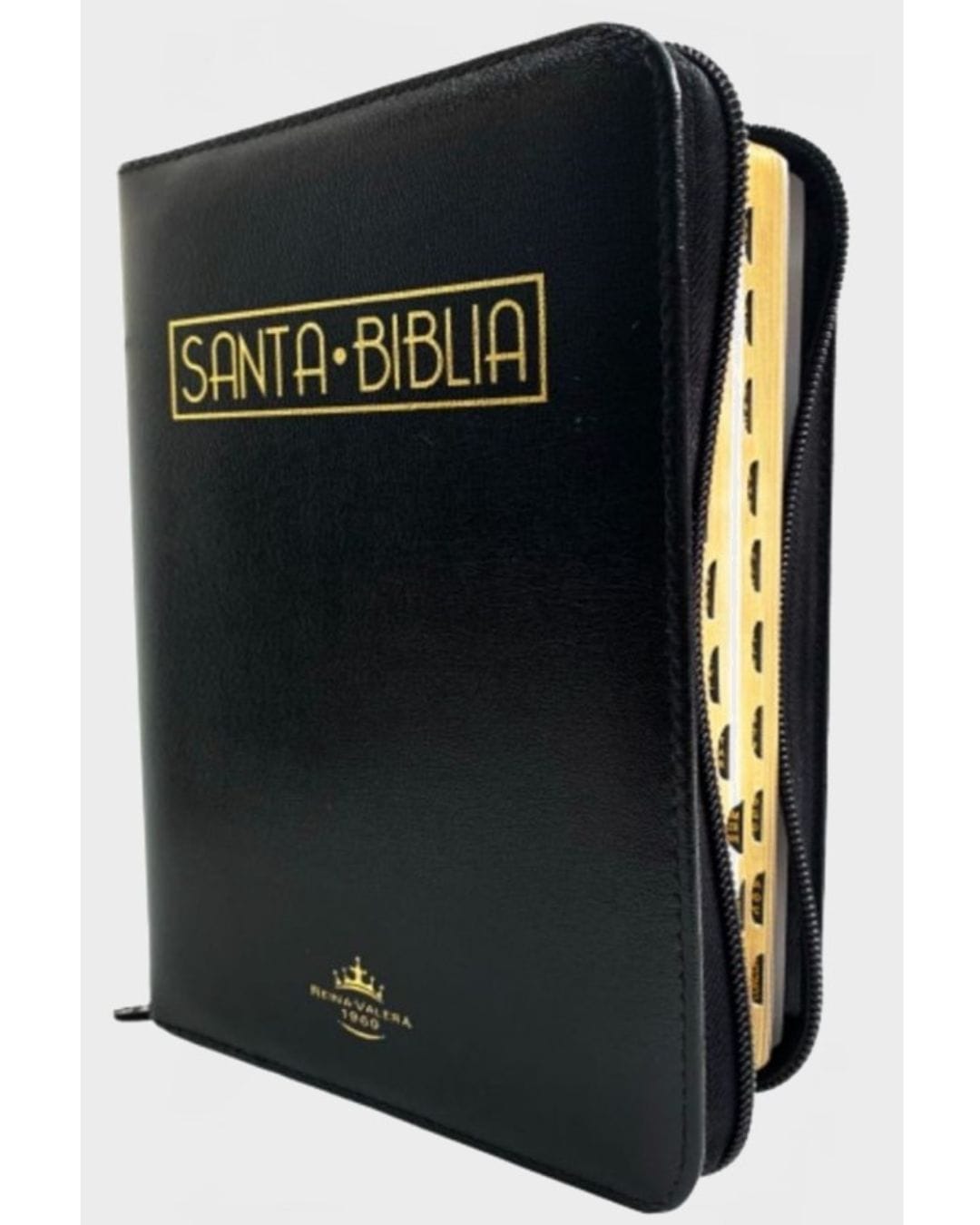 Biblia Reina Valera 1960, Letra Grande, Símil Piel, Manual, con Cierre e Índice