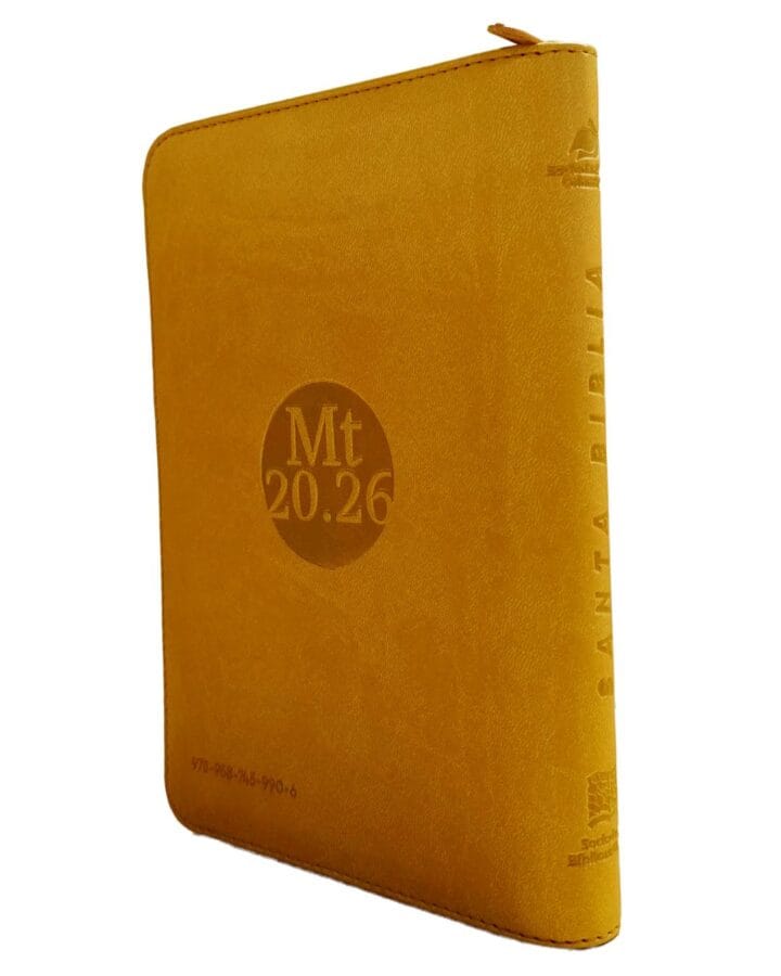 Biblia Reina Valera 1960, Letra Grande, Símil Piel, Manual, con Cierre - Imagen 3