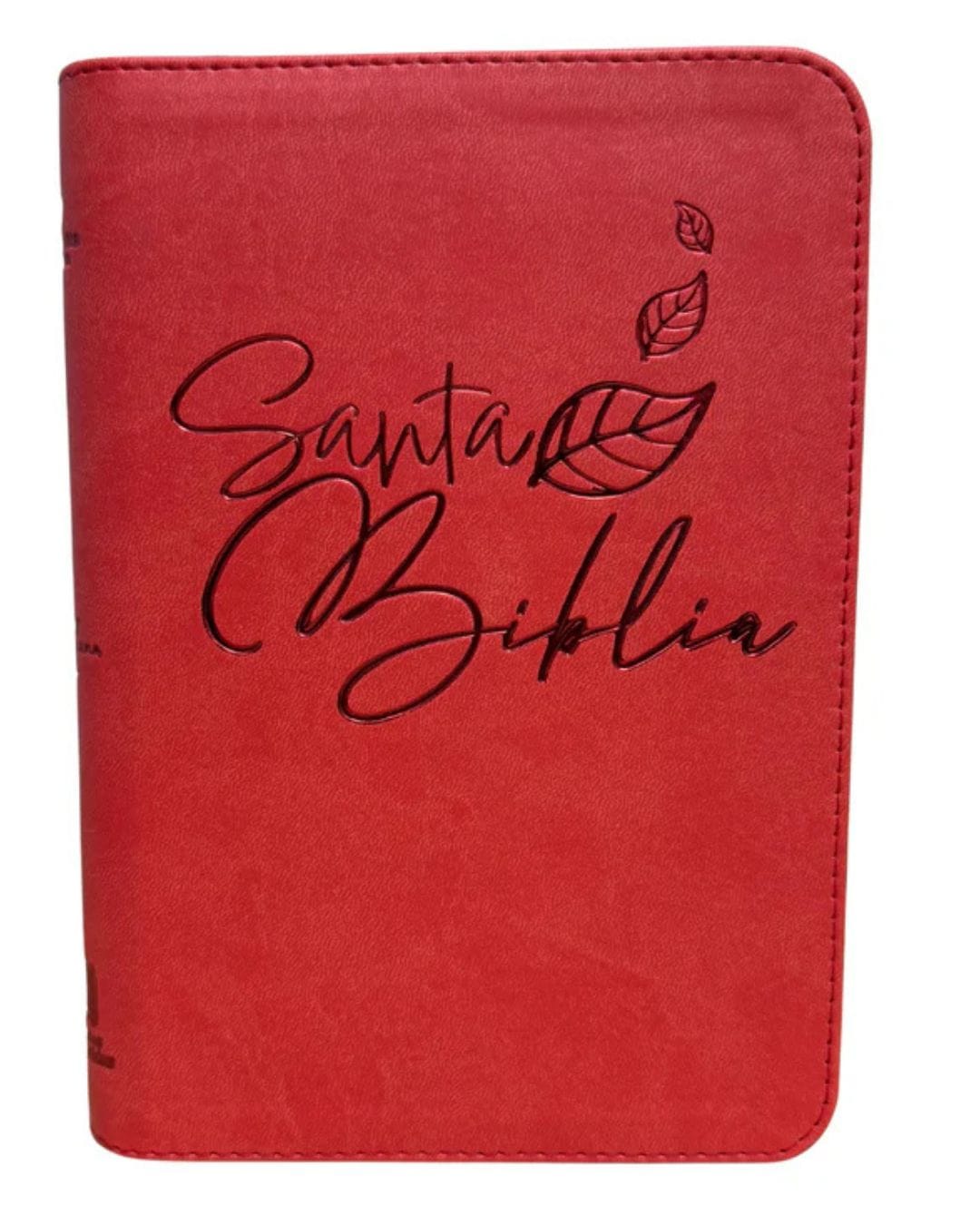 Biblia Reina Valera 1960, Letra Grande, Símil Piel, Manual, con Cierre