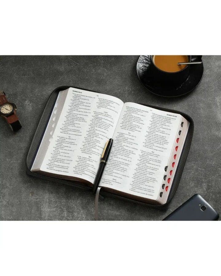 Biblia Reina Valera 1960, Letra Grande, Símil Piel, Manual con Índice - Imagen 4