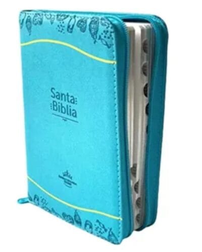 Biblia Reina Valera 1960, Símil Piel, Pequeña, con Cierre e Índice