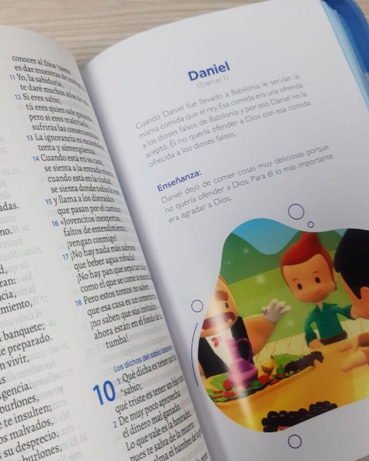 Biblia Sé un Heroe, Traducción Lenguaje Actual, Acolchada, Manual, con Cierre - Imagen 2