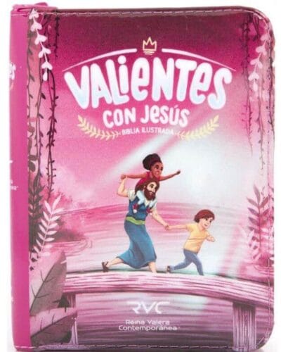 Biblia Valientes con Jesús, Reina Valera 1960, Acolchada, Grande, con Cierre