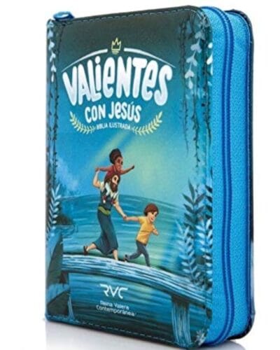 Biblia Valientes con Jesús, Reina Valera 1960, Acolchada, Grande, con Cierre