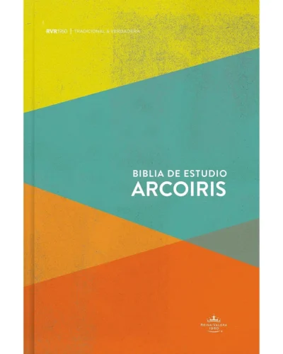 Biblia de Estudio Arco Iris, Reina Valera 1960, Tapa Dura, Grande
