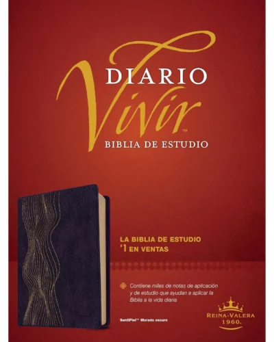 Biblia de Estudio Diario Vivir, Reina Valera 1960, Sentipiel, Grande