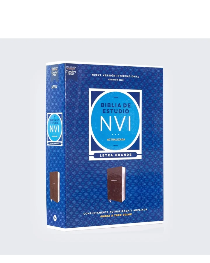 Biblia de Estudio NVI, Letra Grande, Imitación Piel, Gigante - Imagen 3