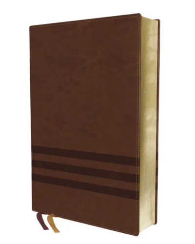 Biblia de Estudio Teología Bíblica, NVI, Símil Piel, Grande