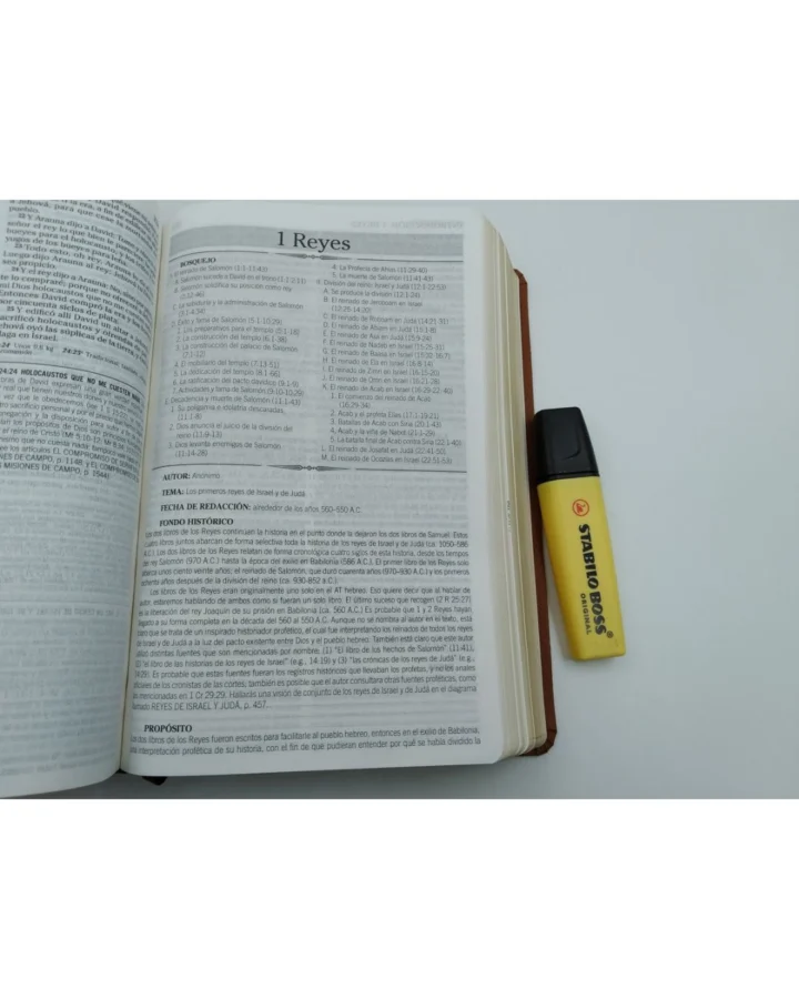 Biblia de Estudio Vida Plena para Jóvenes, Reina Valera 1960, Imitación Piel, Manual - Imagen 4