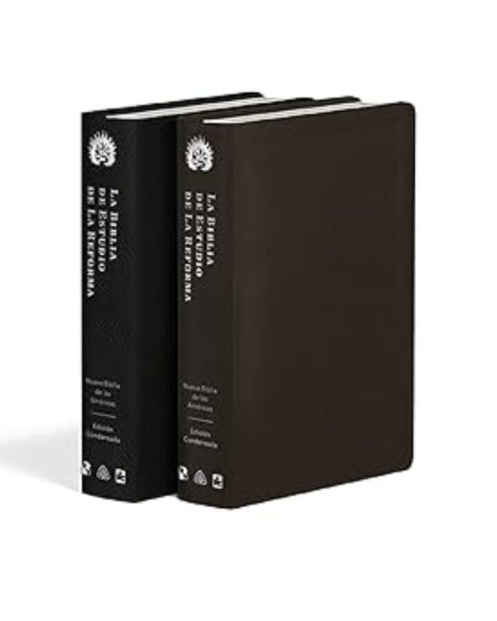 Biblia de Estudio de la Reforma, Nueva Biblia de las Américas, Símil Piel, Manual - Imagen 2