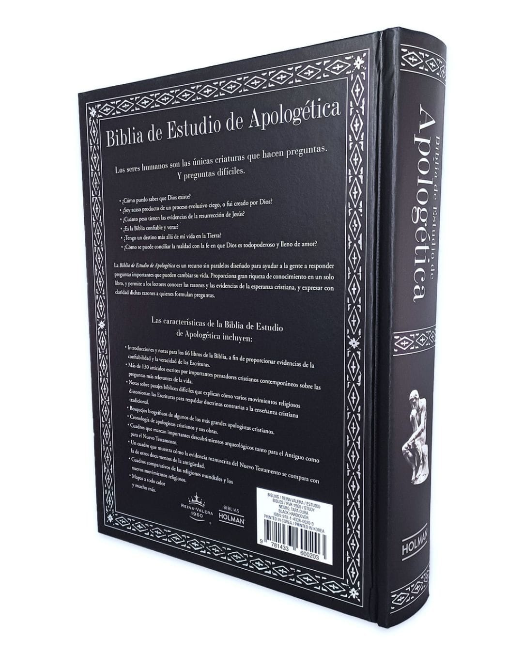 Biblia de estudio de apologética Reina Valera 1960, Tapa Dura - Imagen 2