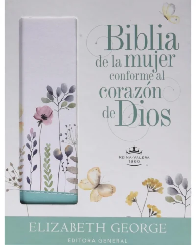Biblia de la mujer conforme al corazón de Dios, Reina Valera 1960, Símil Piel, Grande
