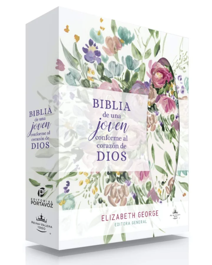 Biblia de una jóven conforme al corazón de Dios, Reina Valera 1960, Símil Piel, Grande - Imagen 2