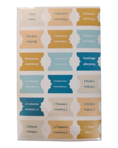 Pestañas Stickers para Biblia