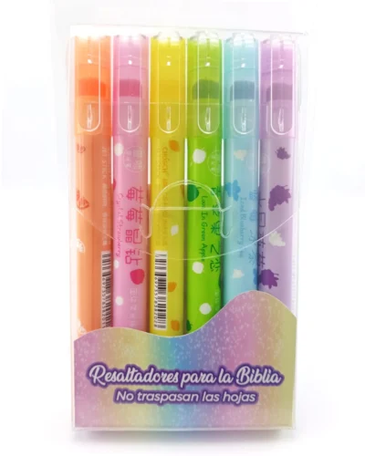 Set de resaltadores en cera para Biblia