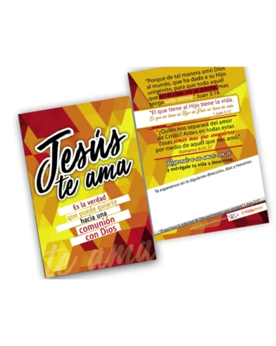 Tratados evangelísticos - Jesus te ama