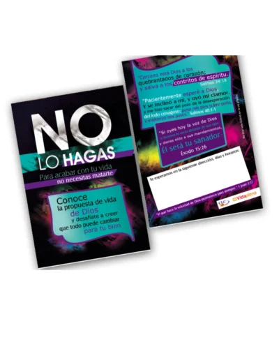 Tratado evangelístico - No lo hagas