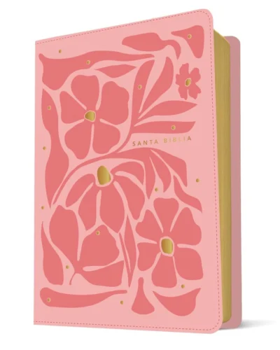 Biblia NTV, Letra Grande, Símil Piel, Manual, Rosada