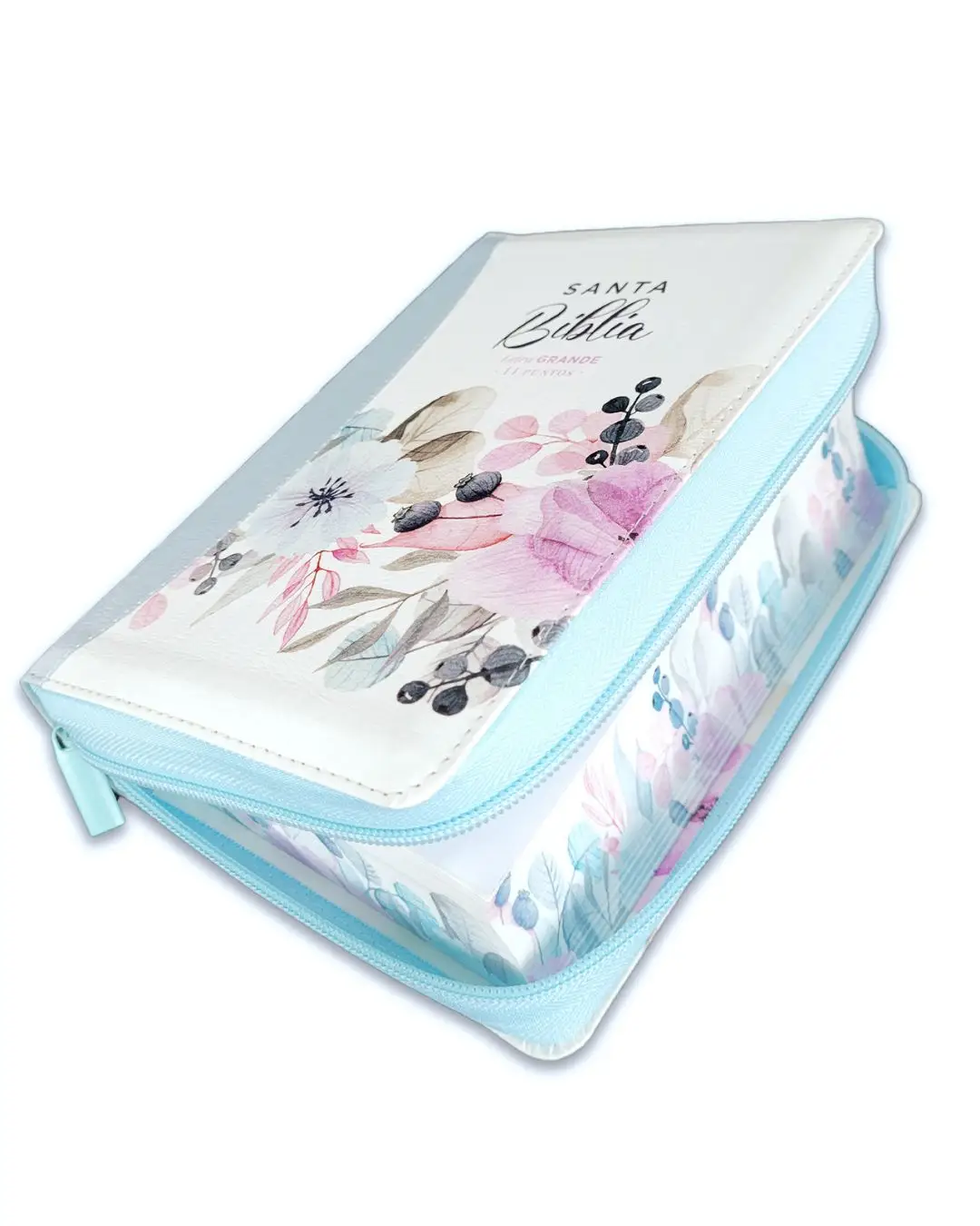 Biblia Pequeña Reina Valera 1960 | Letra Grande Azul Claro - Imagen 4