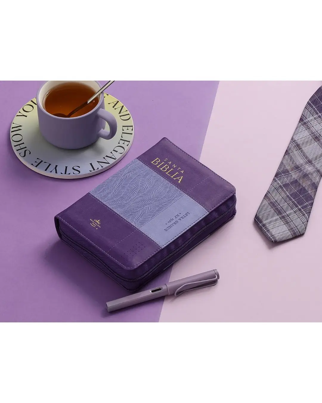 Biblia Pequeña Reina Valera 1960 | Letra Grande Morada - Imagen 2