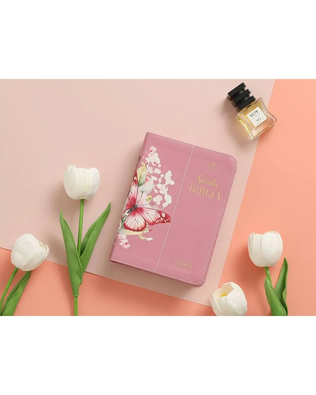 Biblia Pequeña Reina Valera 1960 | Letra Grande Rosada - Imagen 2