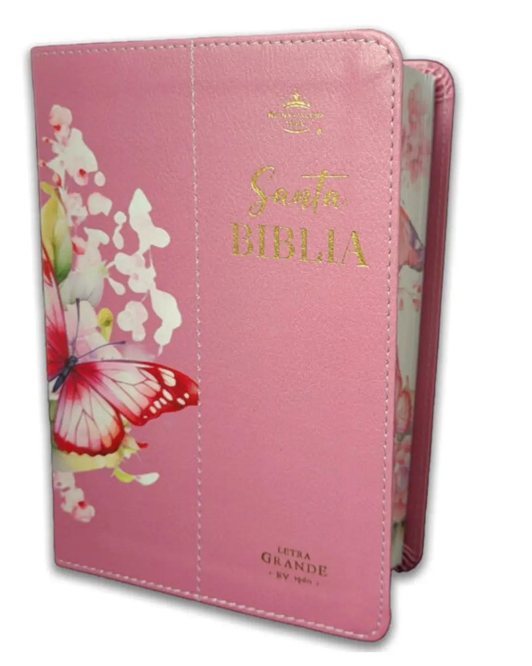Biblia Pequeña Reina Valera 1960 | Letra Grande Rosada