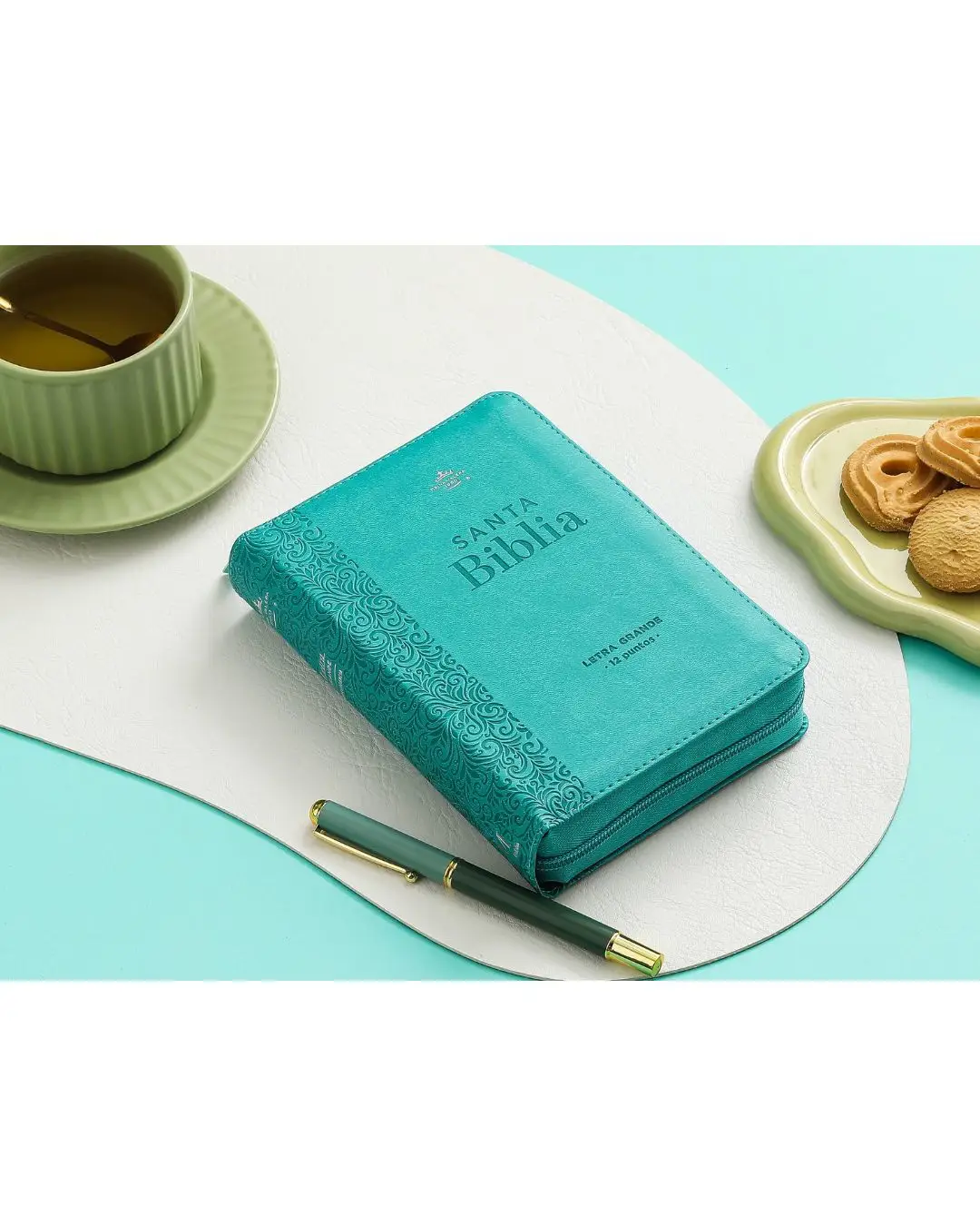 Biblia Pequeña Reina Valera 1960 | Letra Grande Turquesa - Imagen 2