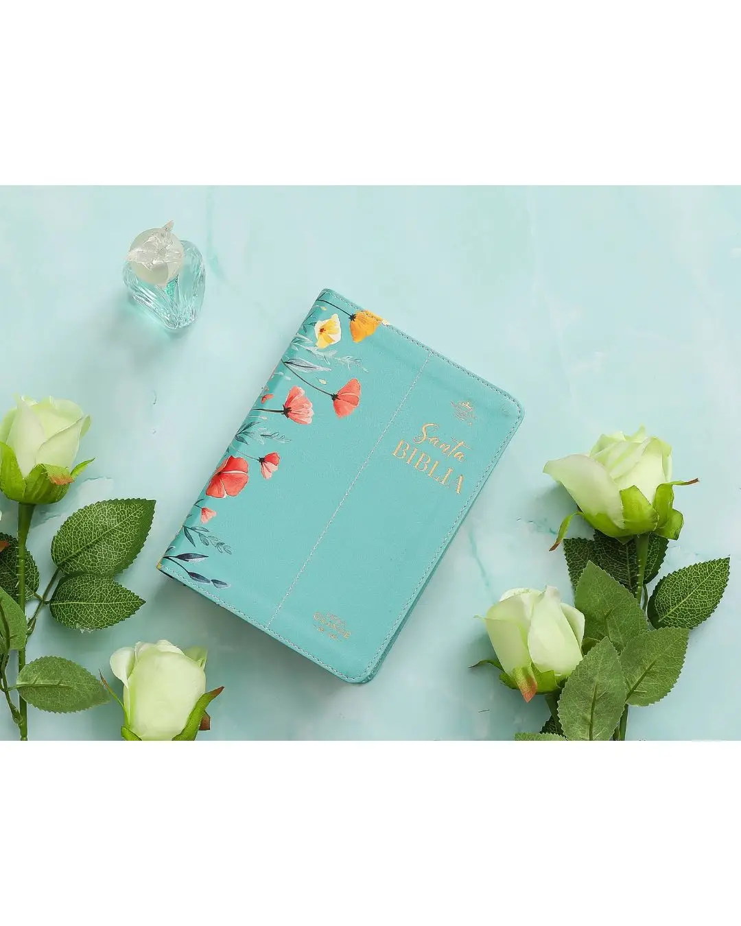 Biblia Pequeña Reina Valera 1960 | Letra Grande Turquesa - Imagen 3
