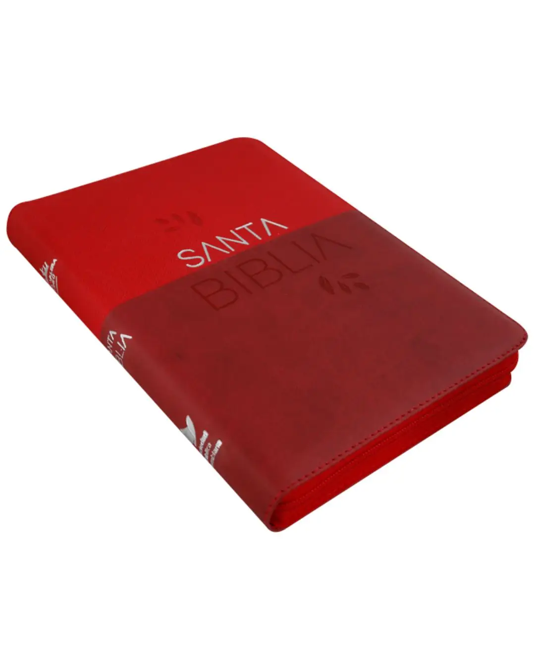 Biblia Perdón y Restauración Reina Valera 1960, Letra Gigante, Símil Piel, Grande, Cereza Vinotinto con Cierre - Imagen 3