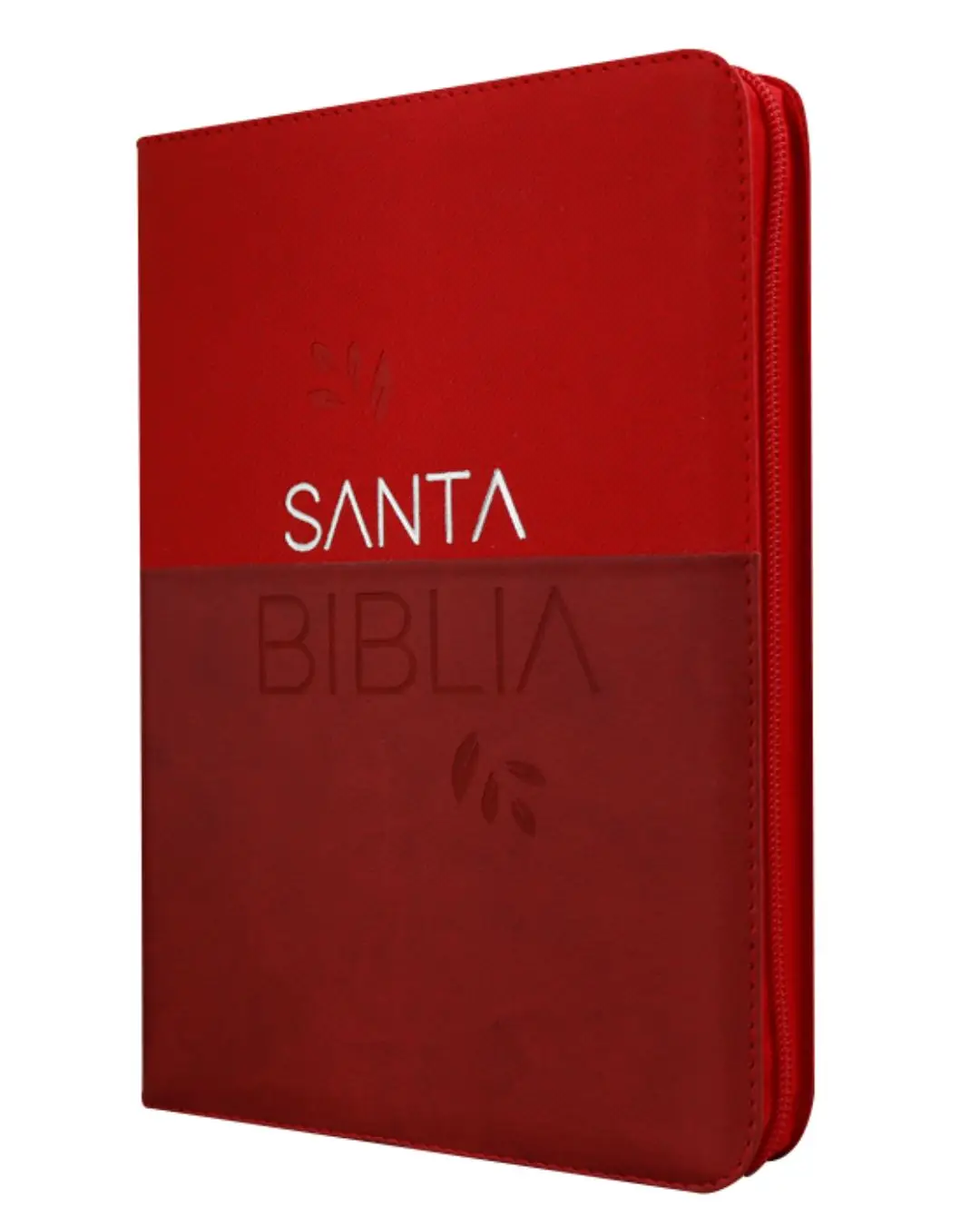 Biblia Perdón y Restauración Reina Valera 1960, Letra Gigante, Símil Piel, Grande, Cereza Vinotinto con Cierre